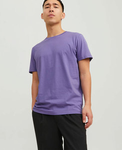 T-shirt imprimé de logo personnalisé de haute qualité T-shirt en coton Spandex pour hommes - Product Image 4