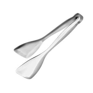 Añade a tus utensilios de cocina las elegantes pinzas de cocina de acero inoxidable para asar y servir carne a la parrilla, con un diseño elegante. - Product Image 1