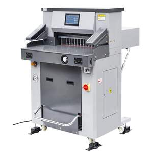 2500W Electric Hydraulic <b>Paper</b> <b>Trimmer</b> Heavy Duty 20.2 In/515 mm Cutting Width 3.1 In/80 mm Cutting Thickness Casters Infrared - Product Image 1