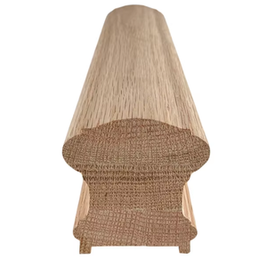 จัดส่งรวดเร็ว ปรับแต่งได้ ราวจับไม้โอ๊คแดง ชิ้นส่วนบันไดแบบเปลี่ยนโฉม สำหรับบันไดทุกประเภท ระเบียง - Product Image 1