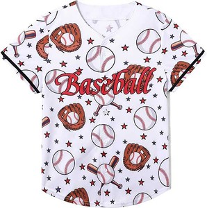 Camiseta de Béisbol Sublimada Transpirable Profesional, Personalizada con Impresión Completa, para Equipos de Softbol y Clubes - Product Image 1