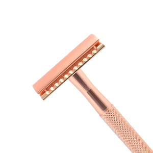 Premium Stainless Steel Reusable <b>Single</b> <b>Blade</b> Double Edge Safety <b>Razor</b> for Manual Shaving Tool for Men's Face Body - Product Image 3