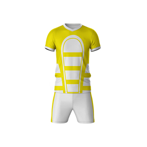 Ensemble d'uniformes de rugby par sublimation 100 % polyester respirant, excellent rapport qualité-prix, disponible en tailles personnalisées - Product Image 5