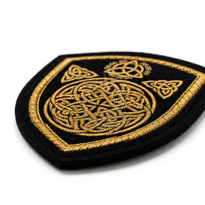 Premium Customized Embroidery Badges High Quality Poly Cotton Lightweight Eco-Friendly for Uniforms Hoodies <b>Backpacks</b> Daily Wear - Product Image 2