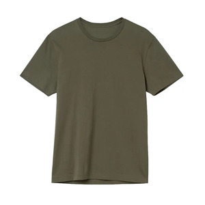 เสื้อยืดคลาสสิกผู้ชาย ผ้าฝ้ายทันสมัย ทรงโอเวอร์ไซส์ เป็นมิตรกับสิ่งแวดล้อม นุ่ม ระบายอากาศได้ดี เหมาะสำหรับใส่ทุกวัน สไตล์ลำลอง ผลิตโดยโรงงาน OEM ส่งออก - Product Image 1