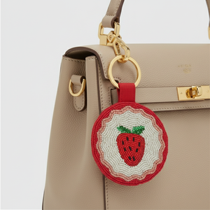 Durable Beaded <b>Key</b> <b>Ring</b> Charm for <b>Bags</b> and <b>Keys</b> with Custom Logo-National Day & Anniversary Bulk Export Quality BY MULTI CRAFT - Product Image 2