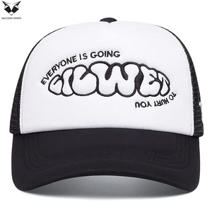 Gorra Trucker Estilo Hip-Hop Bordada para Venta al Por Mayor, 100% Poliéster, Hecha a Mano, Gorras Trucker Clásicas para Playa y Uso al Aire Libre - Product Image 4