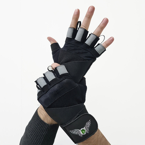 Gants de fitness directement de l'usine avec paume en silicone pour les séances d'entraînement professionnelles en salle de sport, gants d'entraînement à marque privée - Product Image 2