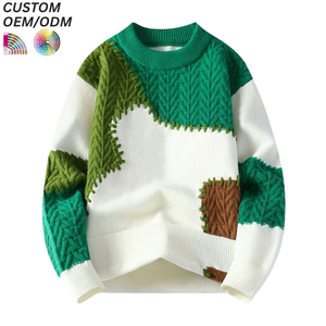 Solutions de vêtements d'entreprise personnalisés Pull en tricot pour garçons en coton, chaud pour l'hiver, écologique, respirant, manches longues, OEM ODM - Product Image 3