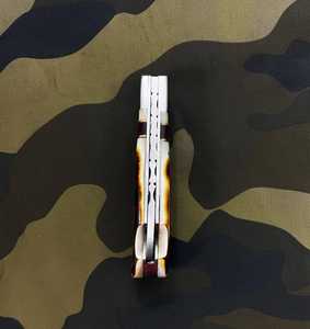 Cuchillo de Bolsillo Plegable de Acero de Damasco de Alta Calidad, con Mango de Hueso Industrial, Personalizado, de Alta Calidad y Más Vendido - Product Image 3