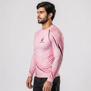 <b>Mens</b> Quick Dry Rash Guard Lightweight <b>Compression</b> Top With Breathable Fabric <b>For</b> Outdoor Water And Fitness Training - Product Image 6