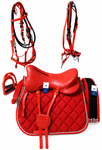 อานม้า BLUHORSE Avia English Endurance รุ่น BH-897 ขนาด 18 นิ้ว สายรัด PVC ทนทาน สวยงาม หนัง PU โครงไฟเบอร์ ชุบนิกเกิล - Product Image 6