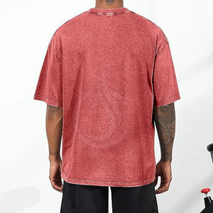 Camiseta Extra Grande Premium con Lavado Ácido, 100% Algodón Tejido, Transpirable, de Secado Rápido, Ligera, Corte Holgado, Elegante para un Estilo Casual - Product Image 3