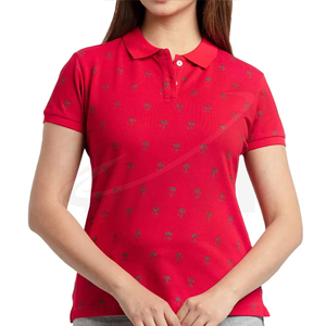 OEM <b>Women</b> Polo Shirt Premium Cotton Short Sleeve Embroidery Logo Bulk Apparel Manufacturing Supply Wholesale Bulk Supply - Product Image 1