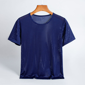 เสื้อยืดคอกลมแขนสั้นผ้าฝ้ายถัก 100% สำหรับผู้ชาย ออกแบบโลโก้ตามสั่ง OEM ทรงปกติ ใส่สบาย ระบายอากาศได้ดี แห้งเร็ว เหมาะสำหรับฤดูร้อน - Product Image 4