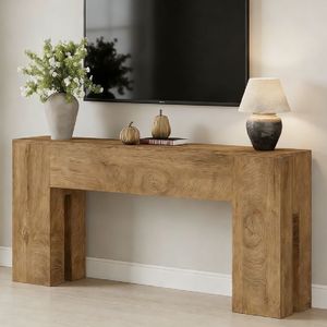Consolle Lunga a Specchio Contemporanea/Minimalista per Ingresso, Uso in Hotel o Agriturismo - Tavolo Laterale in Legno Massello - Product Image 4