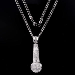 Hip Hop <b>Iced</b> <b>Out</b> Pendant Custom Personalized Luxury Women's 925 Silver Lab Grown Diamond <b>Chain</b> Necklace - Product Image 1