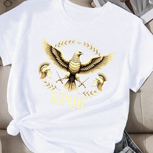 เสื้อยืดนกอินทรี SPQR กับพวงหรีดลอเรล - Product Image 1