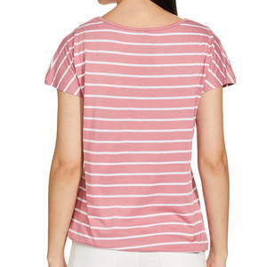 Camisa de Mujer con Diseño a Rayas para Verano, con Logotipo Personalizado y Ajuste Cómodo para Compradores al por Mayor, Diseño de Alta Calidad a Precio de Fábrica - Product Image 3