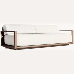 Indoor <b>sofa</b> made of soft foam, good modern design and durable, strong <b>sofa</b> with teak <b>wood</b> <b>frame</b> for two people to sit - Product Image 3