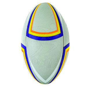 ลูกฟุตบอลรักบี้ฝึกซ้อม FRONT MAN SPORTS ทนทาน เป็นมิตรกับสิ่งแวดล้อม พร้อมถุงลมยาง สำหรับกีฬาประเภททีมและการใช้งานกลางแจ้ง - Product Image 2