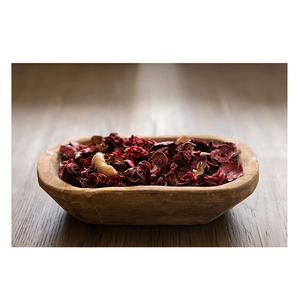 Wholesale Natural Wood Dough Bowl and <b>Wooden</b> Platter Serving Tray <b>Set</b> for Home Hotel or Restaurant Use Supermarket Product - Product Image 6