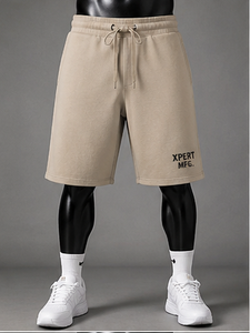 Shorts Bermuda Sportifs d'Été pour Hommes, Toutes Tailles, en Tissu Éponge Écologique, Taille Mi-Haute, Coupe Ample, Séchage Rapide et Respirant - Product Image 2