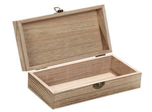 Contenedor de almacenamiento de madera con tapa, caja organizadora de joyas de recuerdo decorativa, cajas de Bambú - Product Image 3