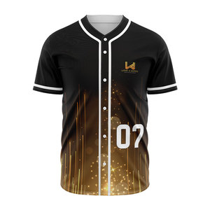 เสื้อเบสบอลผู้ชายสั่งทำพิเศษ แบบติดกระดุมเต็มตัว ลายพิมพ์แบบซับลิเมชั่น ชุดทีม ระบายอากาศ แห้งเร็ว ชุดกีฬา ผลิตโดยผู้ผลิตเสื้อผ้ากีฬา - Product Image 2