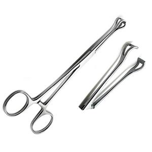 Pinces à pont de 28 cm de haute qualité, droites et courbées, instruments chirurgicaux en acier médical pour usage thoracique - Product Image 2