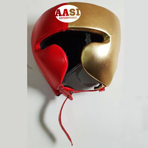 Guantes de Boxeo de Cuero Personalizados de Alta Calidad con Protectores de Cabeza y Protector Inguinal para Deportes en Todas las Estaciones - Product Image 6