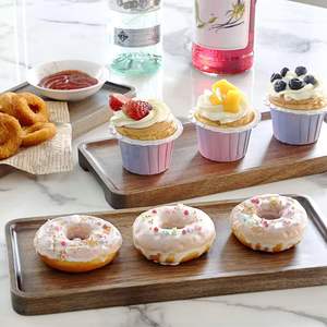 Bandeja de madera de acacia al por mayor para desayuno con patas plegables para restaurantes, hoteles y catering - Product Image 6