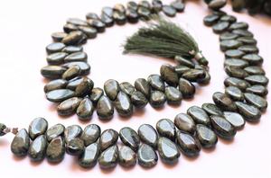 Perles de pierre précieuse Agate d'arbre naturelle AAA, forme poire Briolette, 8 pouces, taille 8x12 MM, perles lisses de haute qualité - Product Image 6