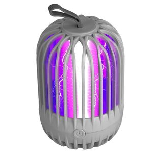 Lámpara Antimosquitos Eléctrica Portátil Recargable Tipo C de 900V de Alto Voltaje, Trampa para Insectos de Interior Inalámbrica con Función para Colgar - Product Image 5