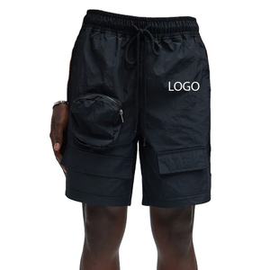 Stylish <b>Shorts</b> For <b>Men</b> <b>With</b> Adjustable Drawstring Closure Ideal For Sports Running Hiking Gym Workout <b>With</b> <b>Zip</b> <b>Pockets</b> And Logo - Product Image 1