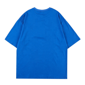T-shirts personnalisés en jersey 100% coton surdimensionnés avec logo imprimé sur écran, col rond, respirants, grandes tailles, t-shirts d'été personnalisés pour hommes - Product Image 2
