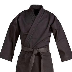 Tenue d'entraînement de karaté durable en mélange de coton premium, anti-rétrécissement, respirante, avec logo personnalisé, ensemble de kimono d'arts martiaux - Product Image 3