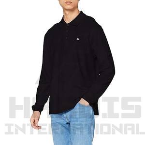 T-shirt à manches longues coupe ajustée, nouveau style, col rond, design tendance, t-shirt à panneaux contrastés pour hommes - Product Image 2