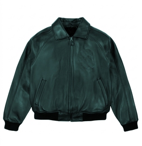 Chaquetas de Cuero Casuales para Hombre al por Mayor, Estilo Nuevo, de Piel de Cordero Genuina Desgastada, Material de Primera Calidad, Precio al por Mayor - Product Image 4