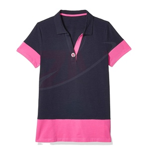 Camiseta Polo de Algodón Premium para Mujer, Manga Corta, Corte Ajustado, Tejido Transpirable y Suave, Informal, Elegante, para Uso Diario, Verano - Product Image 1