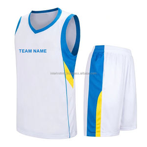 Nuevo Conjunto de Uniforme de Baloncesto con Diseño Personalizado por Sublimación, Secado Rápido, Transpirable, para Entrenamiento Deportivo, para Hombre - Product Image 5