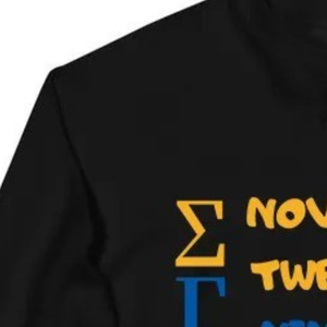 Sweat-shirt Sigma Gamma Rho Janvier Noir Col Rond Pull Décontracté Vêtements Grecs Mode Féminine - Product Image 3