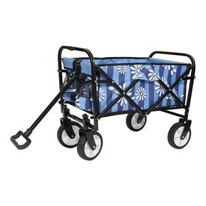 Carrello Pieghevole Colorato con Sistema di Fissaggio per Spiaggia, Campeggio e Spesa - Product Image 1