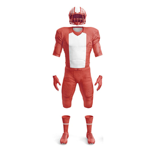 Uniformes de football américain sur mesure de haute qualité pour hommes, meilleur tissu, manches courtes, respirant, grandes tailles, vente en gros - Product Image 1