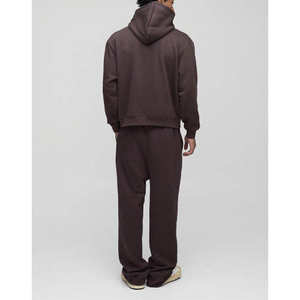 Ventes en gros de sweats à capuche d'hiver en polyester/coton personnalisés, 340 GSM, coupe classique, tissu French Terry, respirant, séchage rapide, pour hommes et femmes, en vrac, OEM - Product Image 2