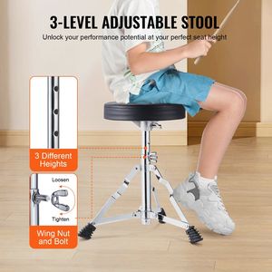 Set di batteria per bambini principianti in 3 pezzi 14 ''Bass 10'' rullante 8 ''Tom regolabile trono pedali due paia di bacchette Starter Kit per - Product Image 5