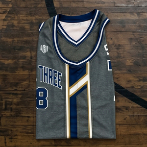 Camiseta de Baloncesto Regal Three Llc sin Mangas con Cuello en V 78, Camisetas de Malla de Secado Rápido, Ajuste Atlético, Ropa Deportiva de Equipo - Product Image 4