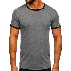 Camiseta de Manga Corta para Hombre de Alta Calidad, Cuello Redondo, Color Azul Marino, Secado Rápido, Transpirable, Corte Regular, 100% Algodón, Estilo Casual de Verano - Product Image 5