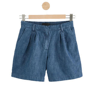 Shorts de mezclilla para mujer al por mayor, directo de fábrica, precio económico, OEM, a la moda, listos para el mercado, ajuste fácil, 2026 - Product Image 1