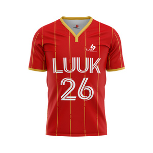 Ensemble de maillots de football personnalisés, uniforme de football haute performance, polyester respirant, vêtements de sport d'équipe, usine OEM - Product Image 5